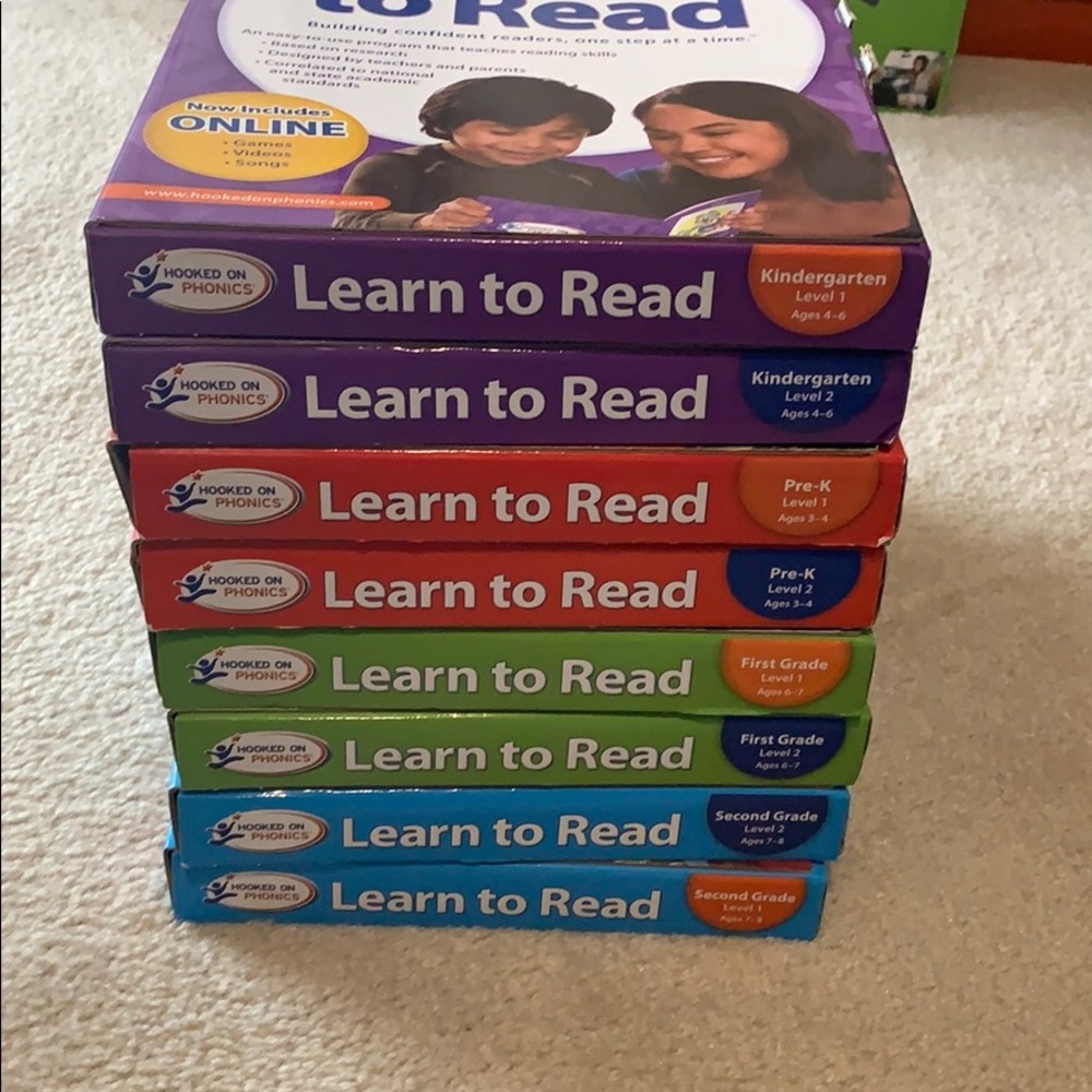 Hooked on Phonics Learn to Read set
